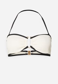 BEACH BOUND RING FRONT BANDEAU - Gornji dio bikinija - ecru