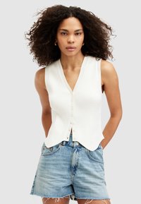 AllSaints - CRUZ  - Bodywarmer - chalk white Miniatuurafbeelding 1