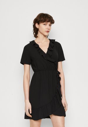 JDY JDYLION WRAP DRESS - Φόρεμα ημέρας - black