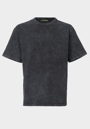 SHORT SLEEVE TEE - Print T-shirt - black acid wash