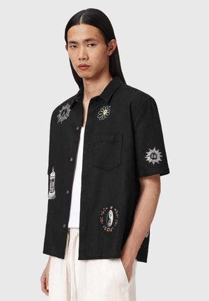 KARLTON - Vapaa-ajan kauluspaita - jet black