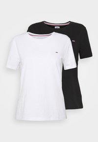 SOFT TEE 2 PACK - Osnovna majica kratkih rukava - black/white