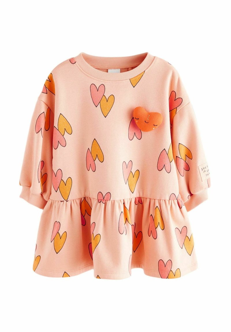 Next LONG SLEEVE - Denné šaty - orange heart character