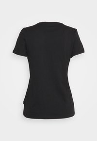 Puma LOGO TEE - Majica kratkih rukava s printom - black/silver
