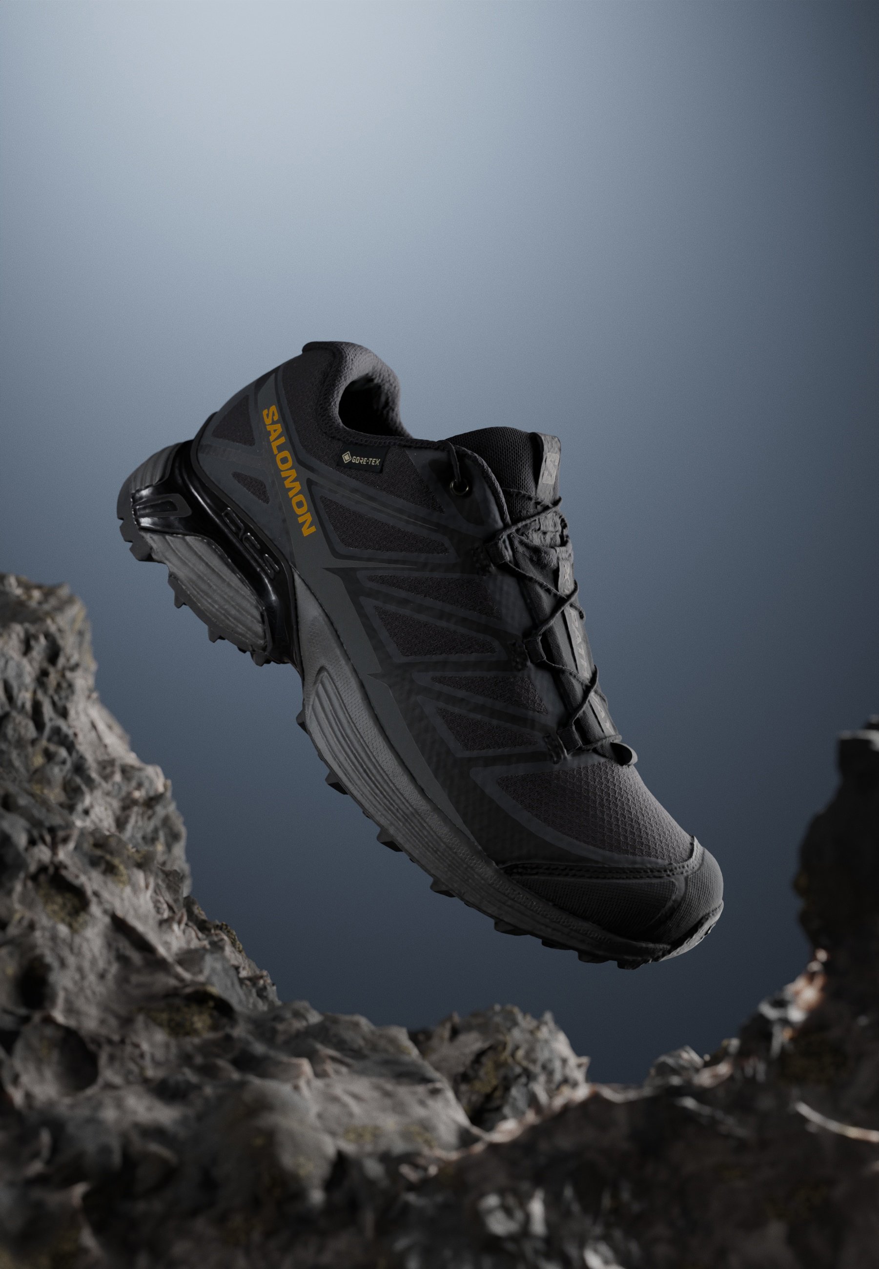 Salomon XT-PATHWAY GTX UNISEX - Sneaker low - black/magnet/schwarz 