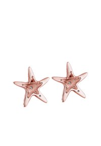 Elli SPARKLING SEA STAR - MIT KRISTALLEN VON SWAROVSKI® - Boucles d'oreilles - rose gold-coloured