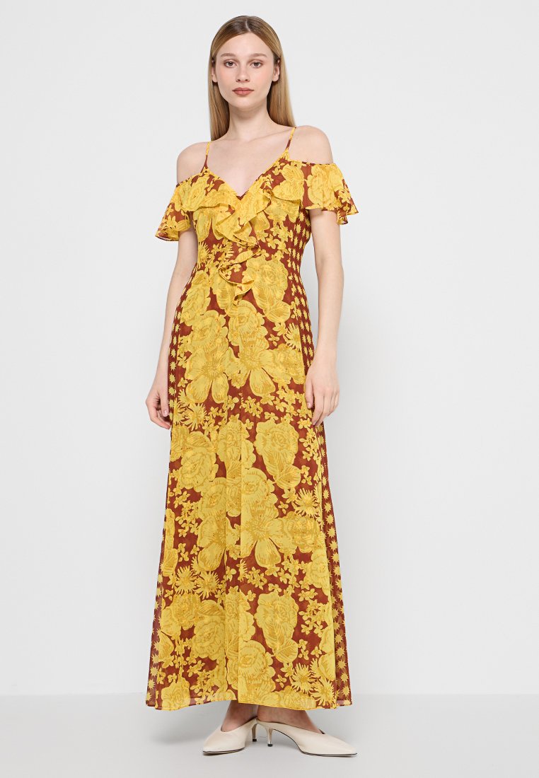 Diane von Furstenberg Maxi-jurk meerkleurig