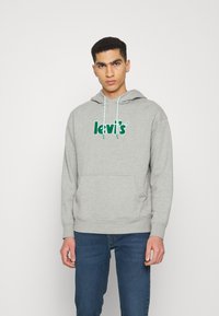 Levi's® RELAXED GRAPHIC - Felpa con cappuccio - grey