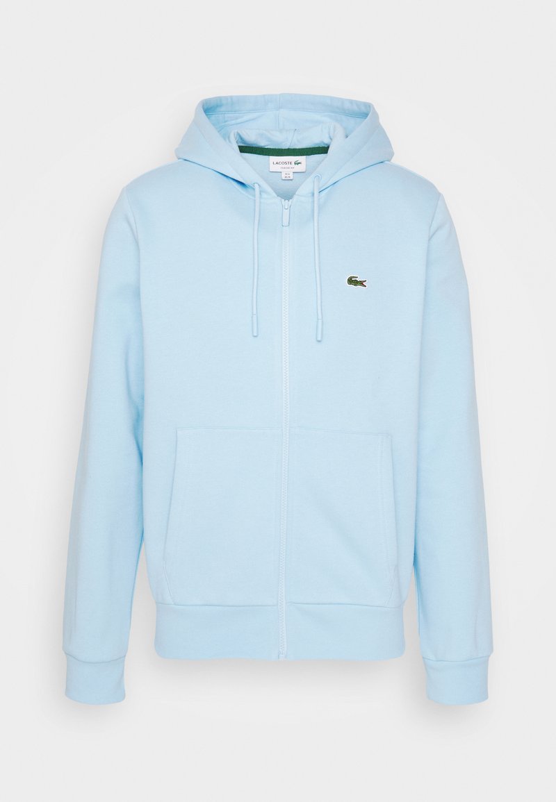 Lacoste Zip-up sweatshirt - light blue - Zalando.co.uk