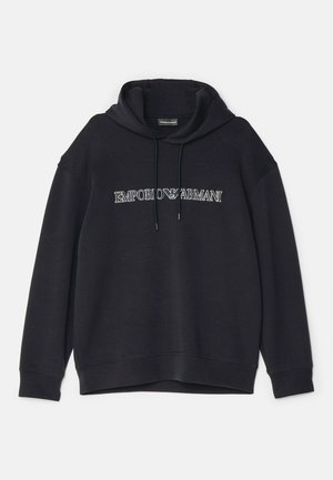 Emporio Armani FELPA - Hoodie - logo navy