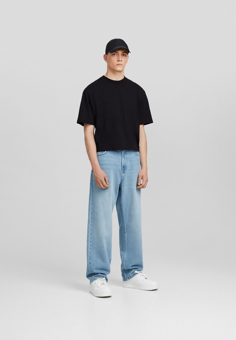 Bershka Straight leg jeans lichtblauw denim