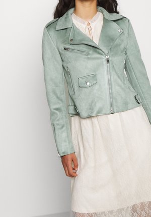 Veste en similicuir - green