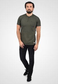 Solid SDAlfi - Triko s potiskem - ivy green melange