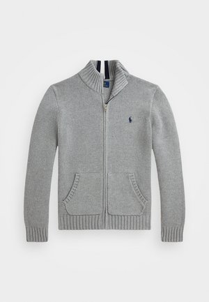 Polo Ralph Lauren COTTON FULL ZIP JUMPER - Chaqueta de punto - andover heather