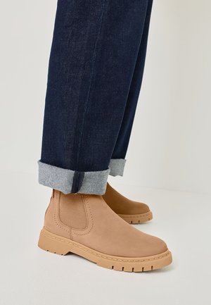Tamaris ELEGANTE MIT REMOVABLE SOCK - Botine - beige