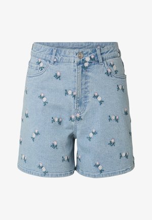 Pieces, PCFLORA - Short en jean - light blue denim