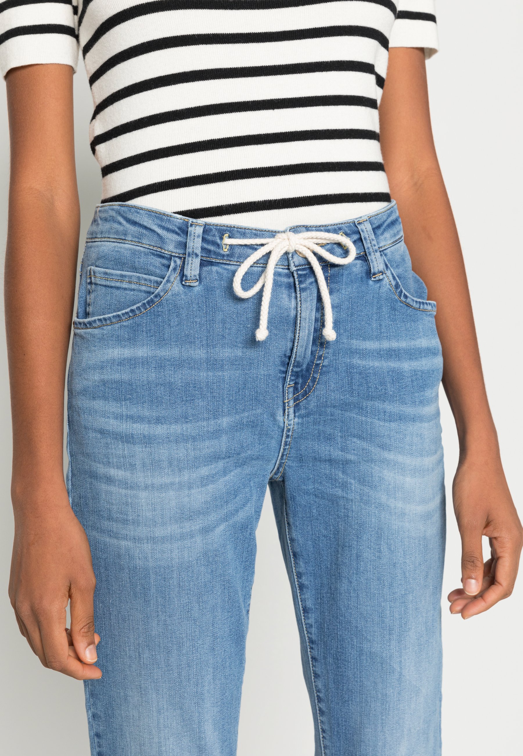 Opus LOUIS - Straight leg jeans - light fresh blue/light blue -  Zalando.co.uk