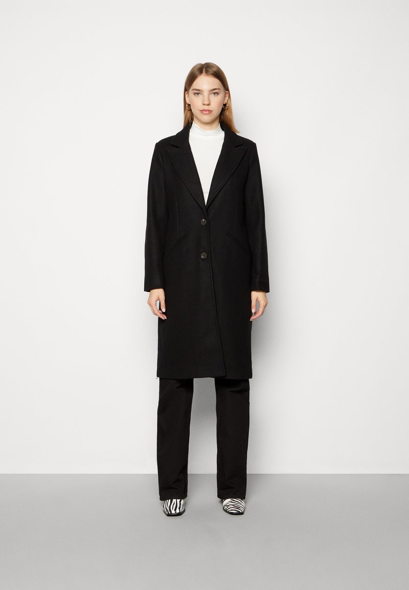 VILA VIVALJI LONG COAT Classic coat black Zalando.ie