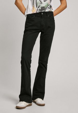 NEW PIMLICO - Bootcut piegriezuma džinsi - black