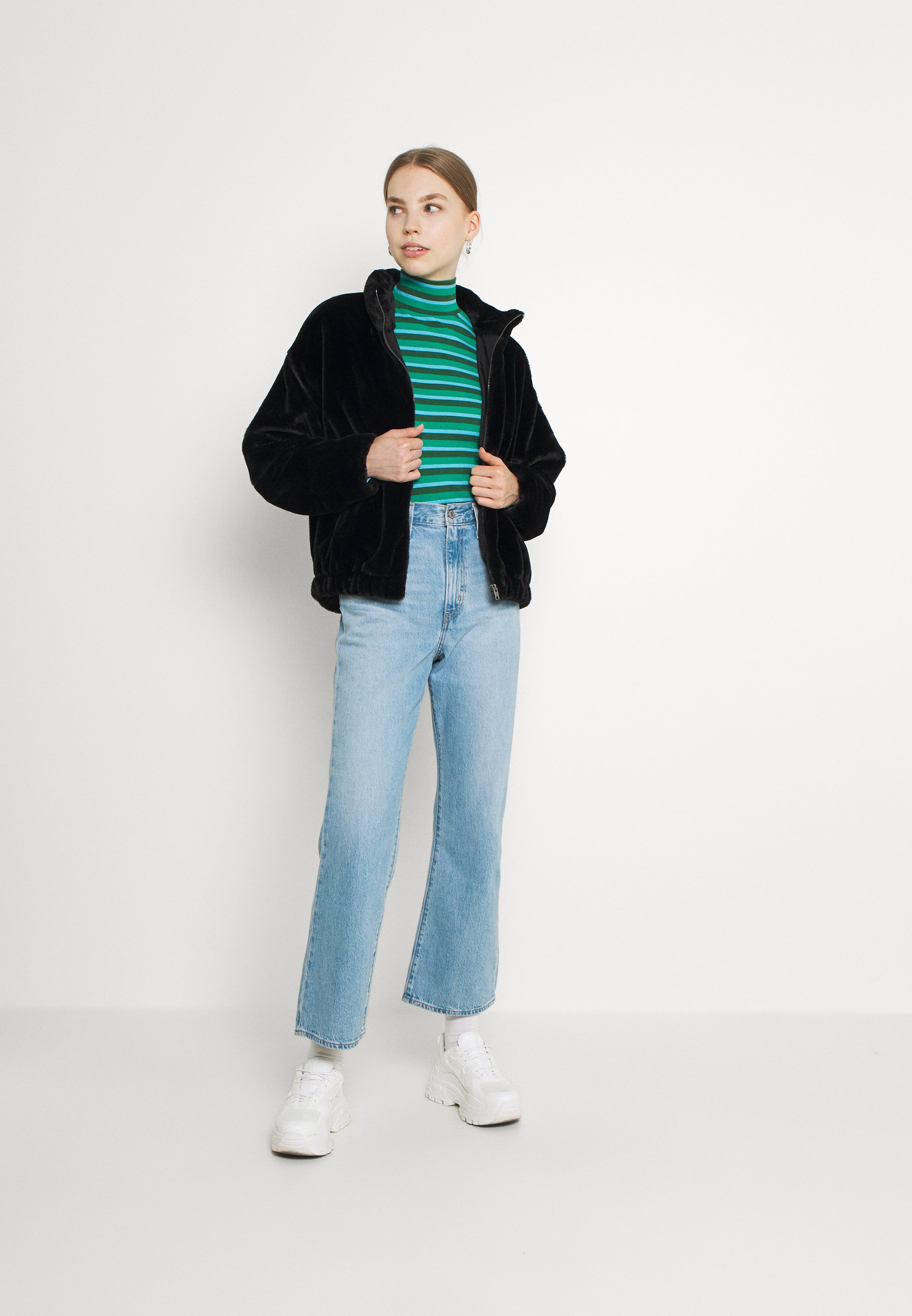 cropped cotton jacket