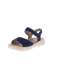 Fidelio GIULIA HALLUX - Wedge sandals - marine