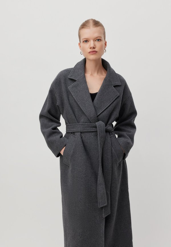 DENA  - Classic coat - graumeliert4