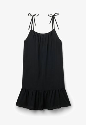 Tezenis, SHORT WITH TIE - Jurk - black