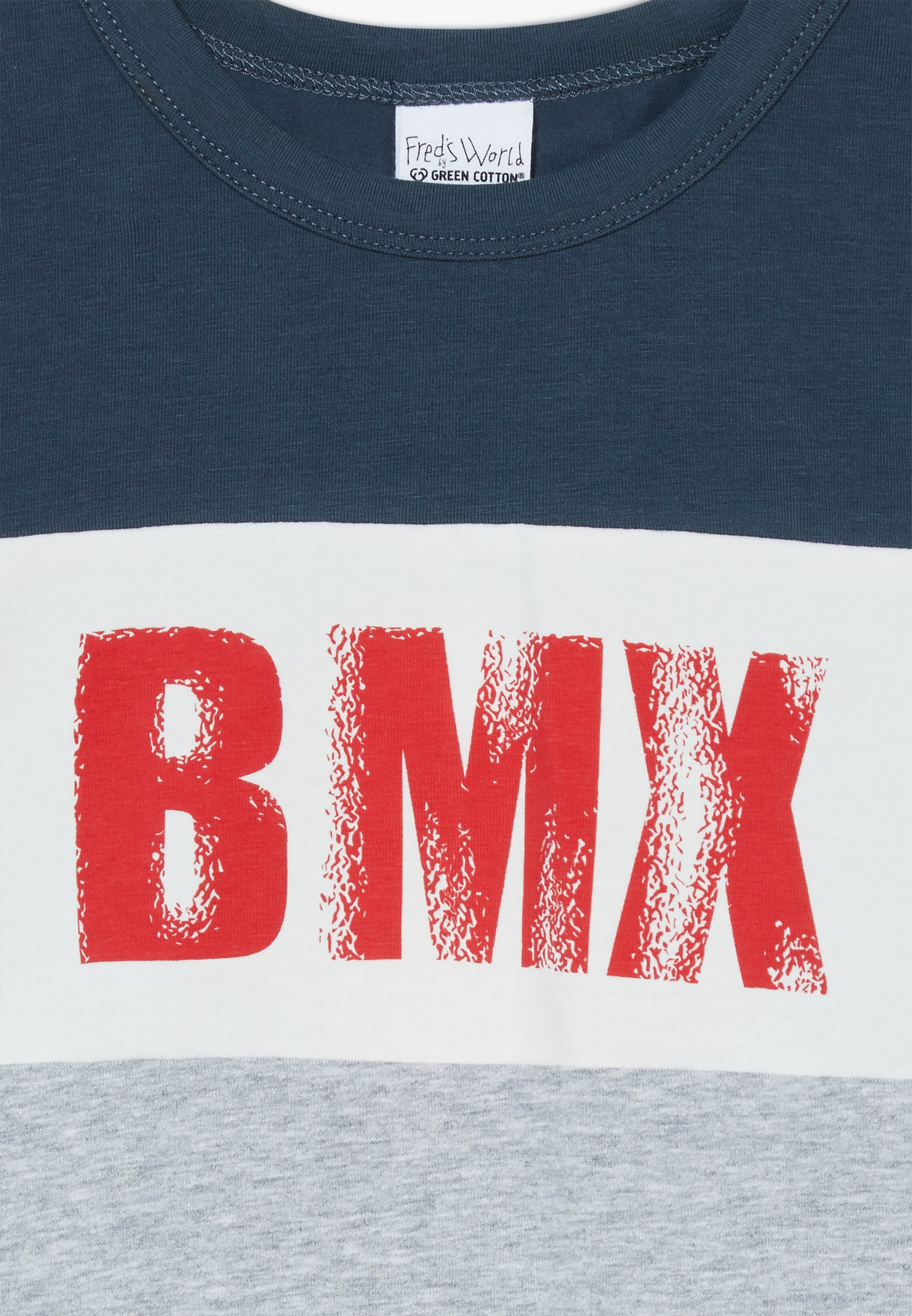 Fred's World by GREEN COTTON BMX T shirt print pale Fred's World by GREEN COTTON BMX FREE RIDE Sweater pale