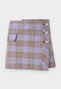 Miniszoknya - purple/orange/cream/blue