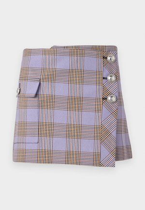 Rabanne Miniszoknya - purple/orange/cream/blue