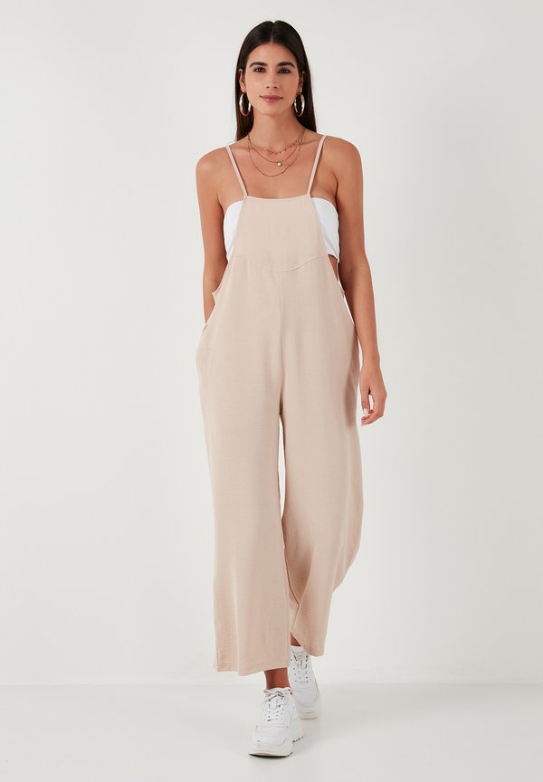REGULAR FIT - Jumpsuit - stone