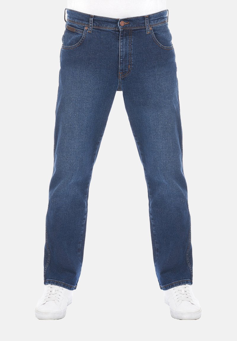 Wrangler TEXAS STRETCH - Straight leg jeans - blue blast/ruw denim ...