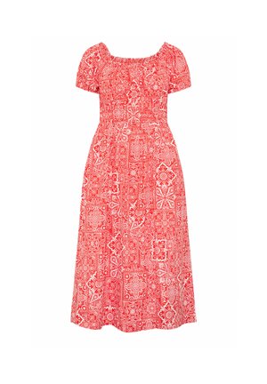 Yours Clothing, WOMEN'S MAXI DRESSES - Maxikjoler - red