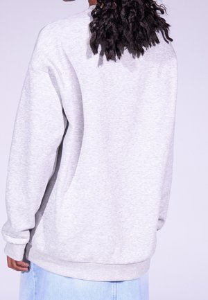 Sweatshirt - mottled light grey