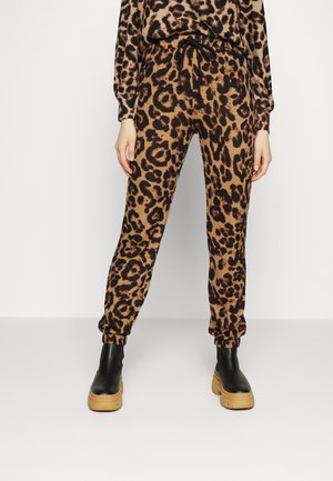 EMMA - Tracksuit bottoms - black aop