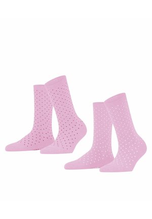 Fine Dot 2-Pack with pattern - Calze - orchid (8621)