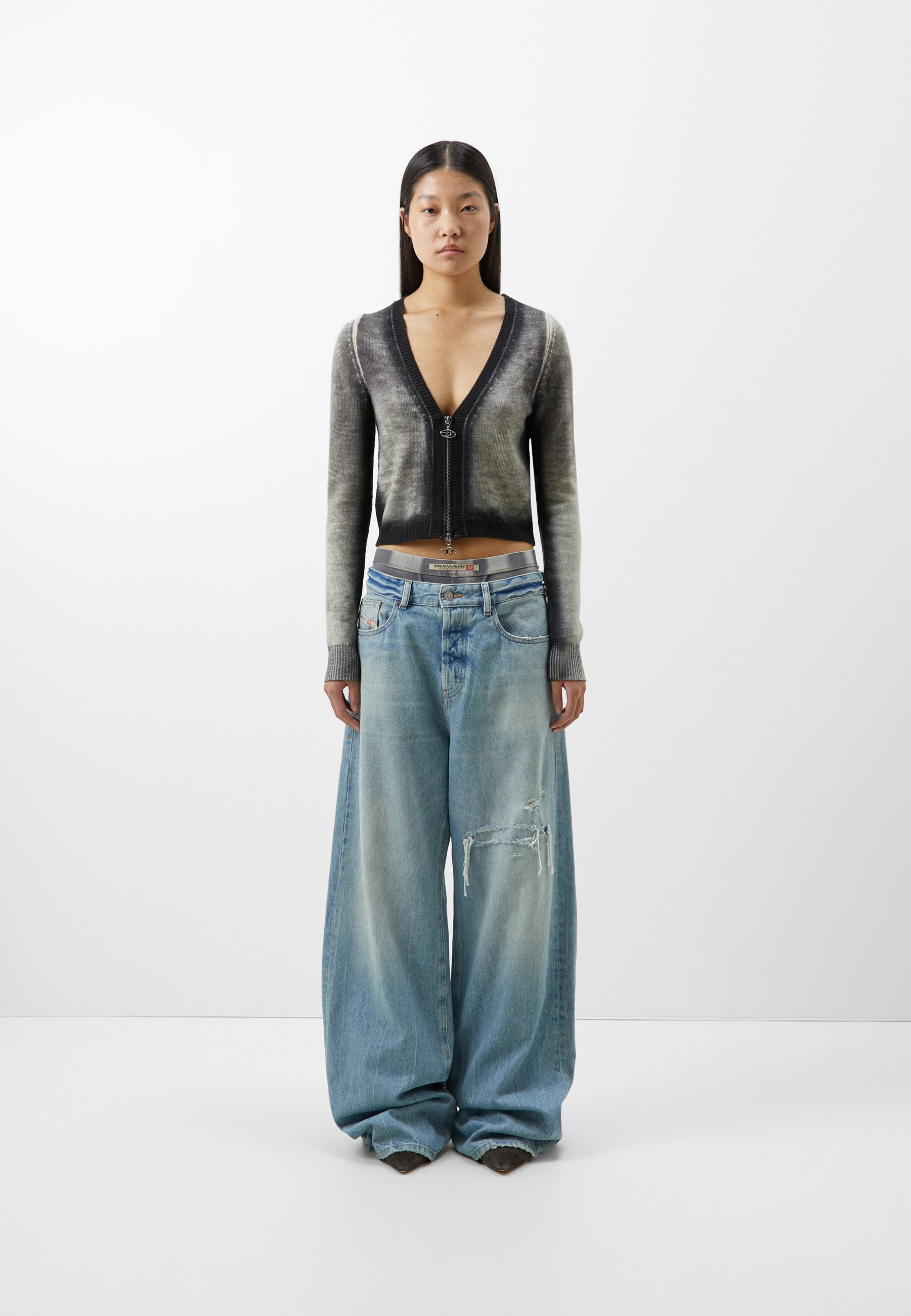 Diesel D-SIRE - Jeans Relaxed Fit - denim/light-blue denim  