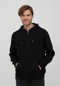 Terranova CON E UNITA - Felpa con zip - nero