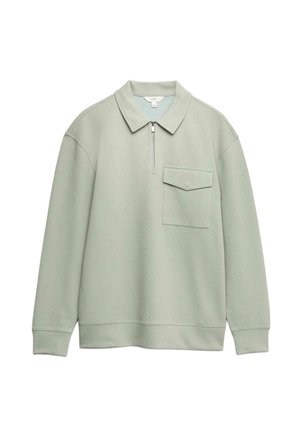 Marks & Spencer, HALF ZIP - T-shirt à manches longues - pistachio