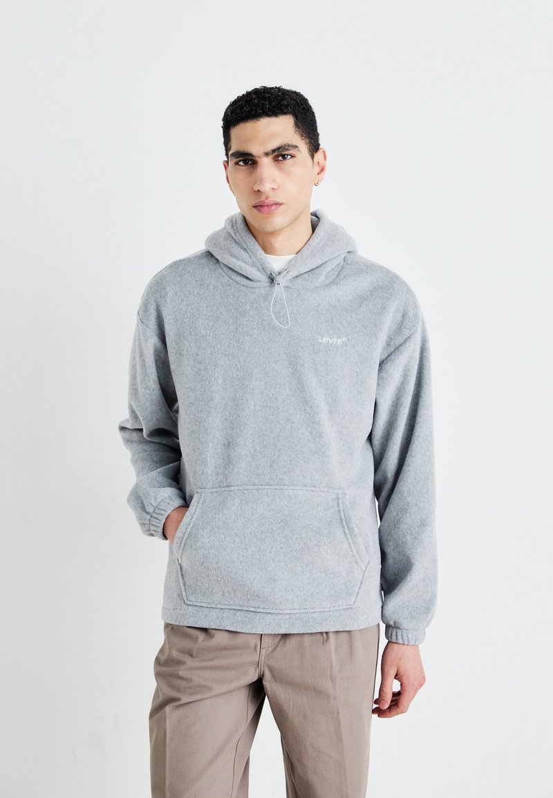 Levi's® POLAR - Fleecová mikina - mid tone grey heather