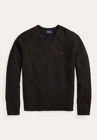 MARLED WOOL-BLEND SWEATER
 - Pullover - charcoal marl
