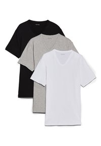 Unselected, black/white/grey heather