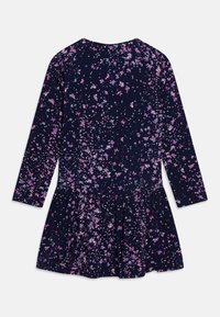 happy girls DRESS MINI BUTTERFLIES AND HEART PRINT - Jerseyklänning - navy