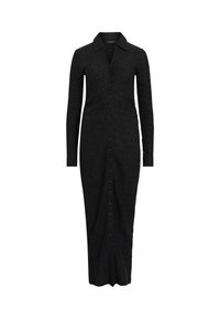AllSaints CONNIE MIDI - Abito a camicia - black