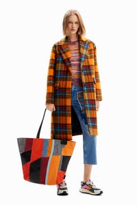 Desigual NAPOLES - Klasičan kaput - orange