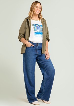 TOP STAMPATO - Camicetta - verde