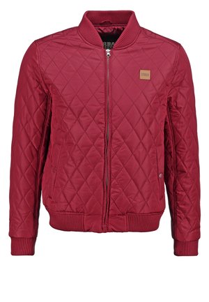 Urban Classics DIAMOND - Light jacket - burgundy