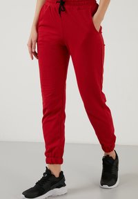 LELA Spodnji deli trenirk - red