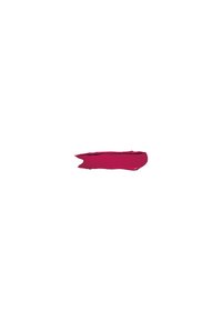 Fuchsia roze lippenverf swatch met een romige textuur en glanzende afwerking, weergegeven op een witte achtergrond, die een soepele applicatie toont.
