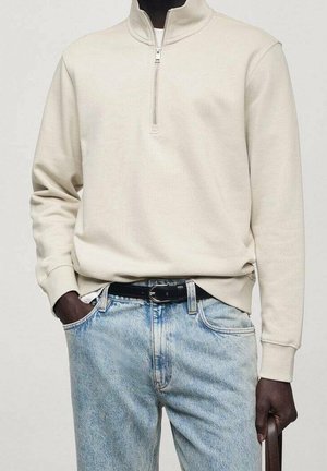 Sweatshirt - mottled beige